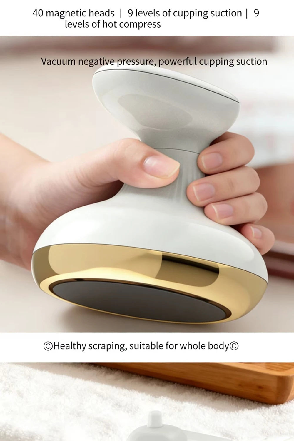 CupoGlow Pro — Appareil Massage Ventouses Chauffant 6-en-1