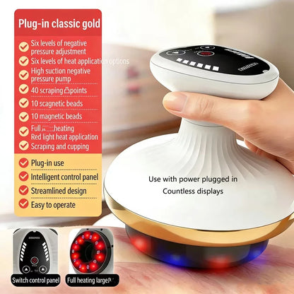 CupoGlow Pro — Appareil Massage Ventouses Chauffant 6-en-1