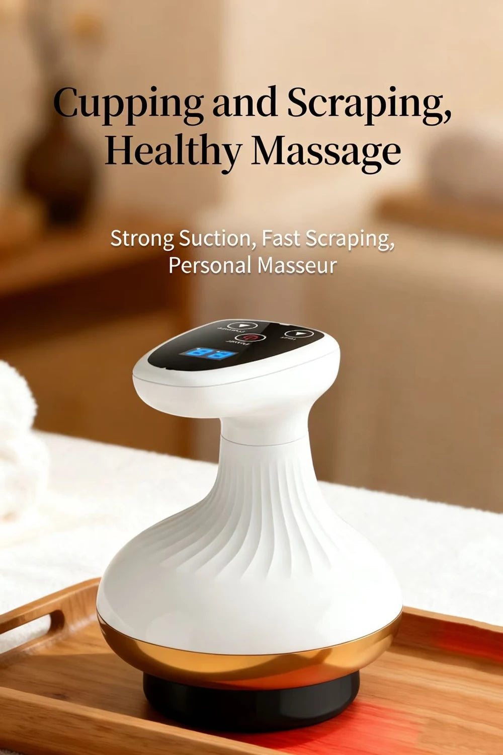CupoGlow Pro — Appareil Massage Ventouses Chauffant 6-en-1